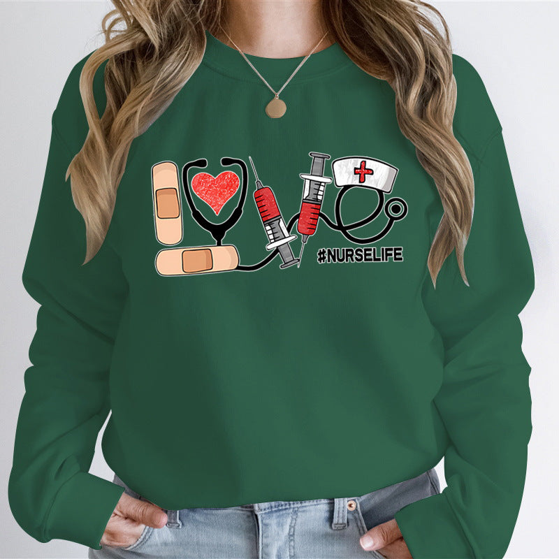 Nurse Life Graphic Sweatshirt