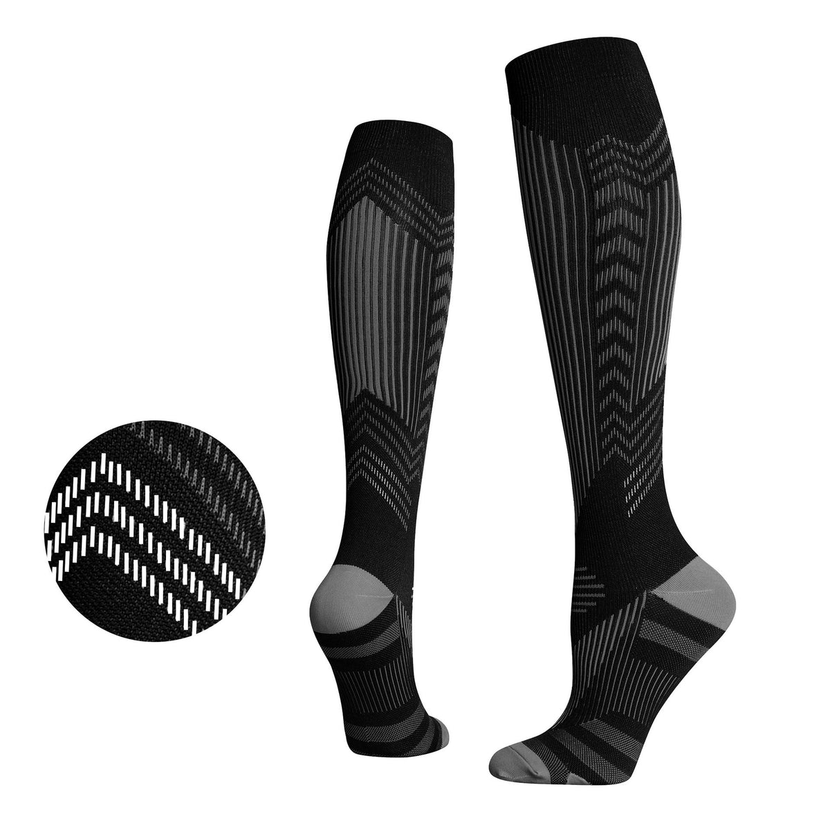Reflective Night Shift Compression Socks