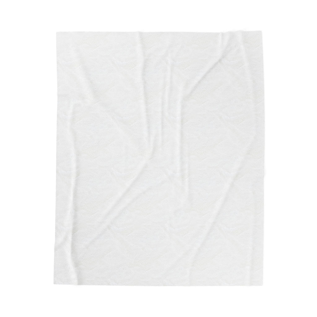 Velveteen Plush Blanket — Burnout Nurse Meditation Design