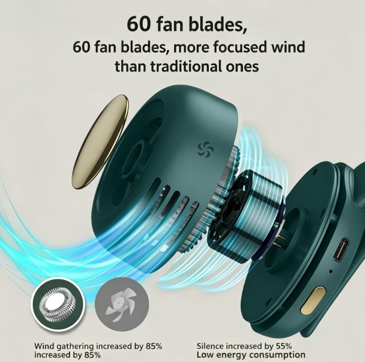 Portable Clip-on Mini Fan