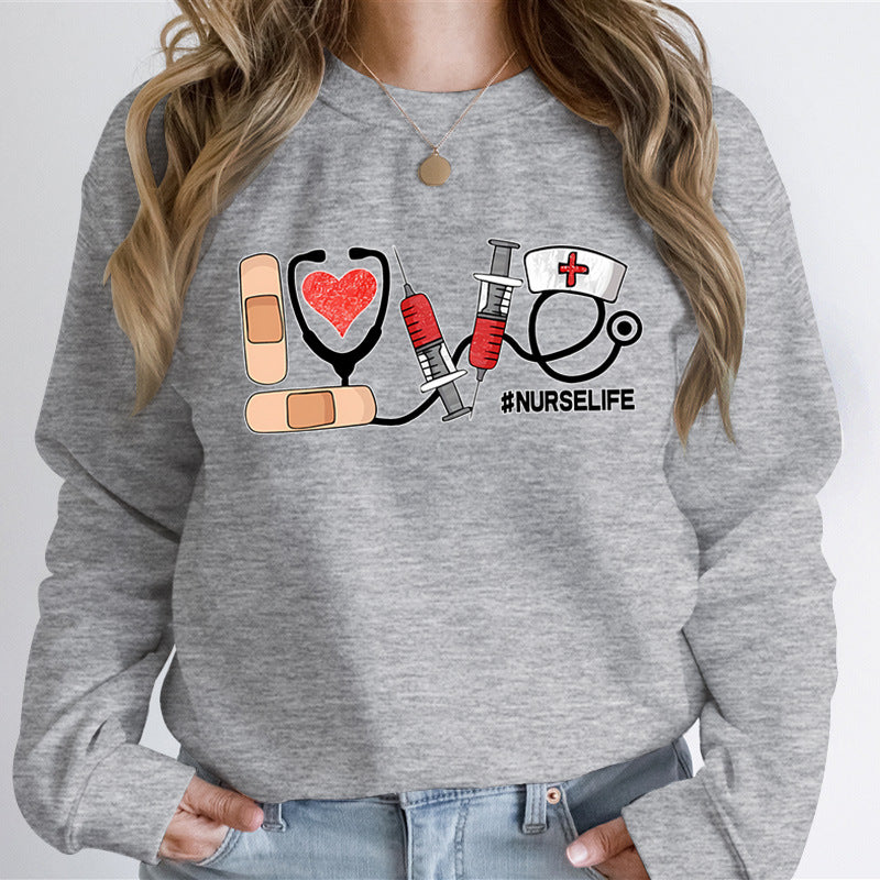 Nurse Life Graphic Sweatshirt