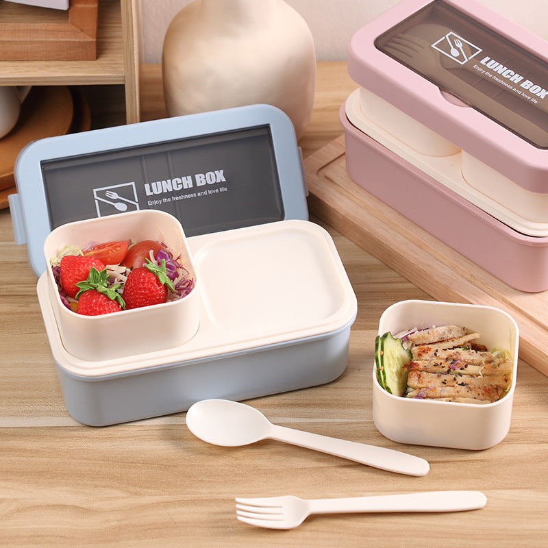 Stylish Microwaveable Double-Layered Lunch Box