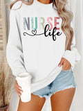 Nurse print on hoodie