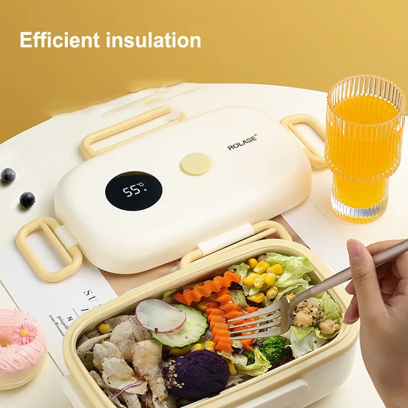 Smart LCD Temperature Display Electric Lunch Box