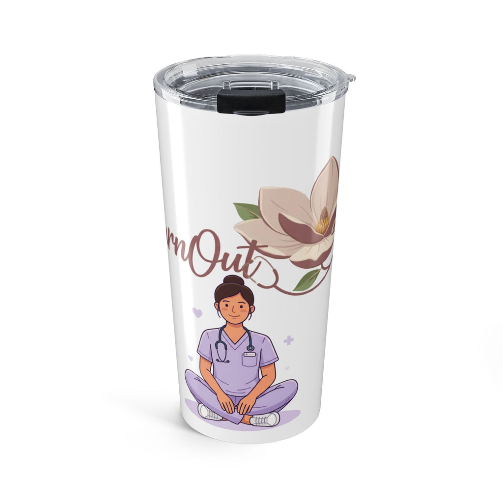 Meditation Nurse 20oz Tumbler — Calm Out Floral Travel Cup