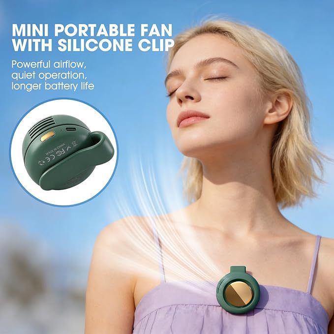 Portable Clip-on Mini Fan