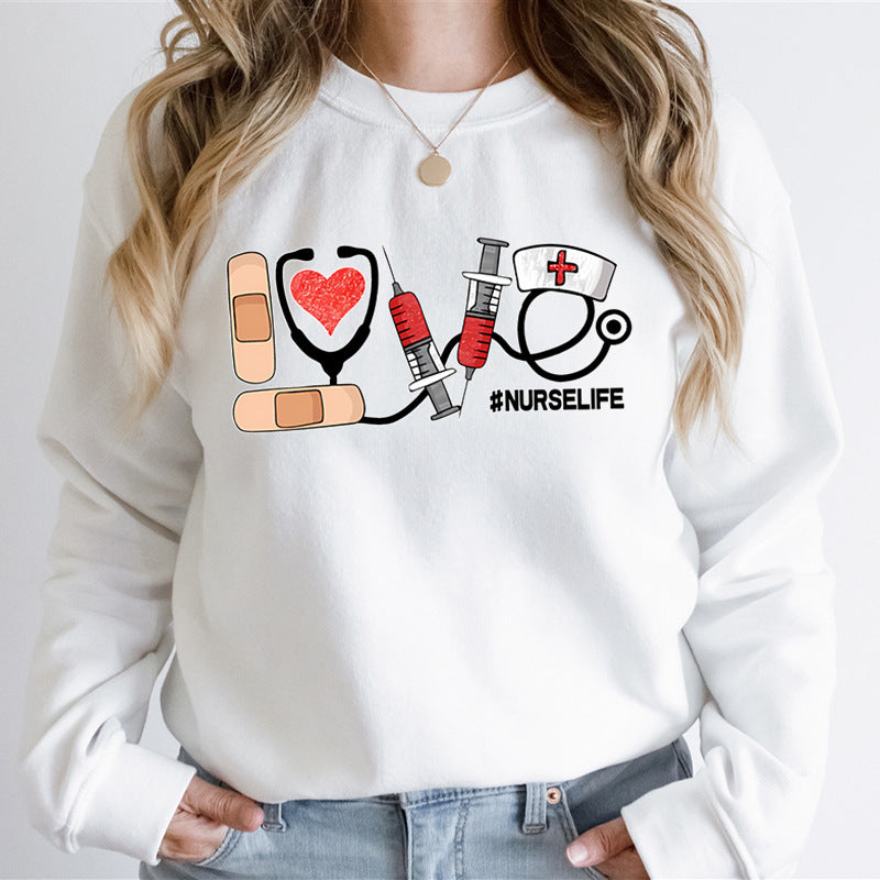Nurse Life Graphic Sweatshirt