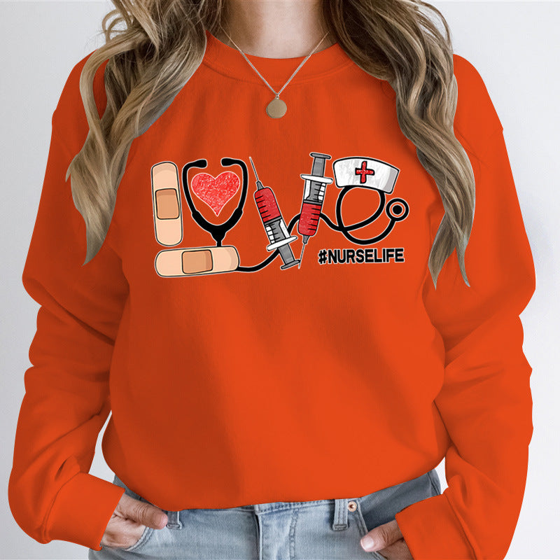Nurse Life Graphic Sweatshirt