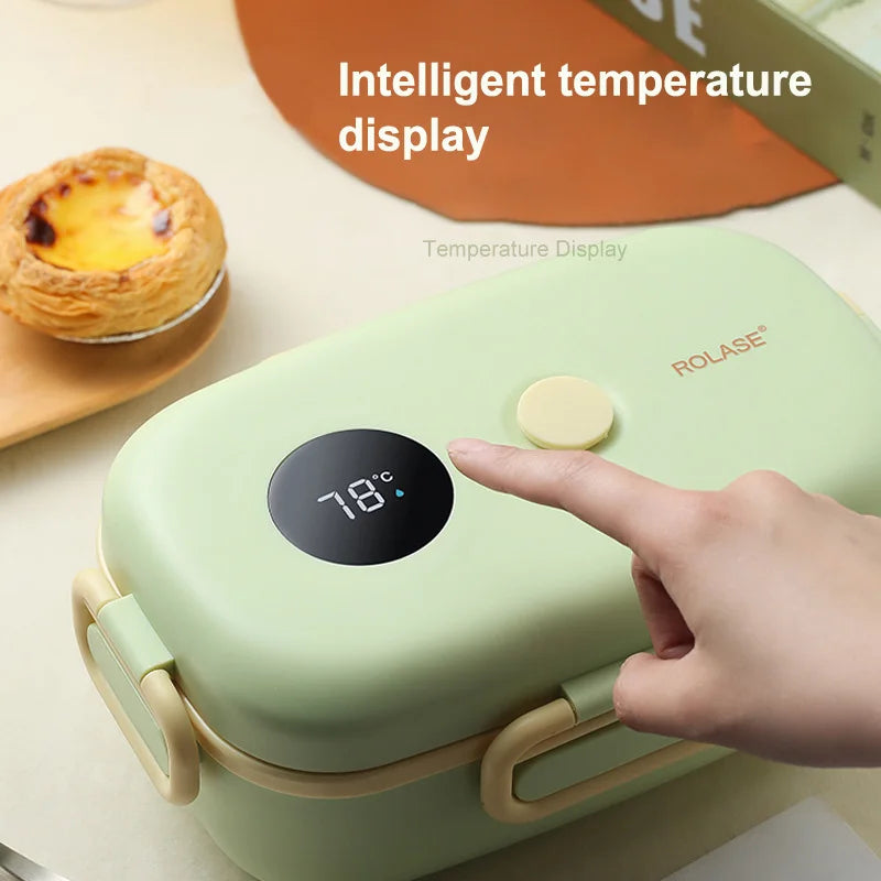 Smart LCD Temperature Display Electric Lunch Box