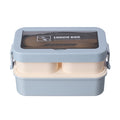 Stylish Microwaveable Double-Layered Lunch Box
