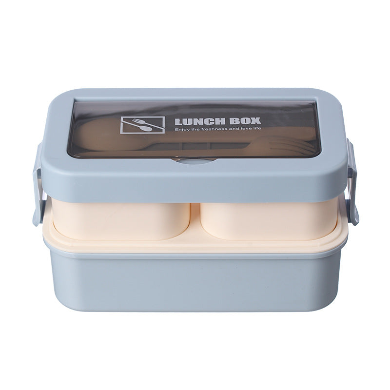 Stylish Microwaveable Double-Layered Lunch Box