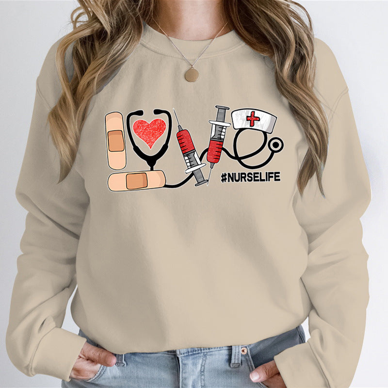 Nurse Life Graphic Sweatshirt