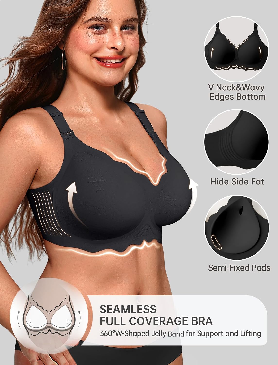 Everyday Comfort Jelly Bra Support