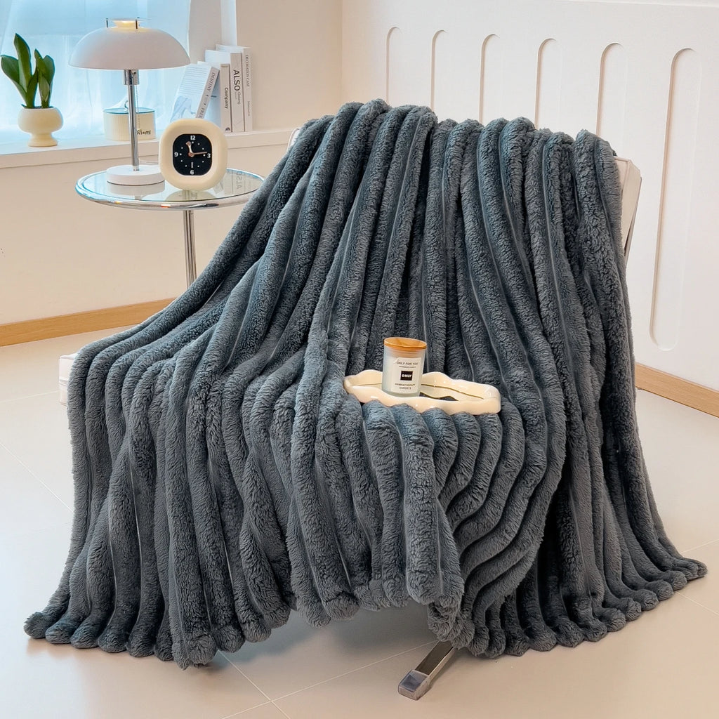 CozyStripe Thick Comfort Multipurpose Blanket