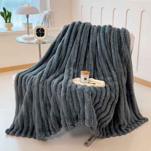CozyStripe Thick Comfort Multipurpose Blanket