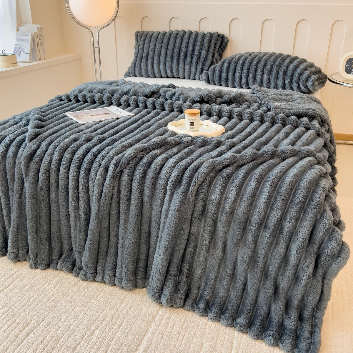 CozyStripe Thick Comfort Multipurpose Blanket
